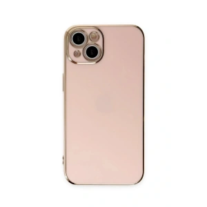 LitaeTrend iPhone 15 Kılıf Volet Silikon - Pembe