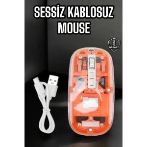 LitaeTrend Kablosuz Mouse Fare 5.0 Bluetooth Bağlantılı USB Girişli