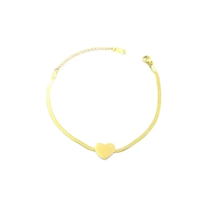 LitaeTrend Kalp Bileklik - Altın