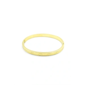 LitaeTrend Kalp Bilezik - Altın