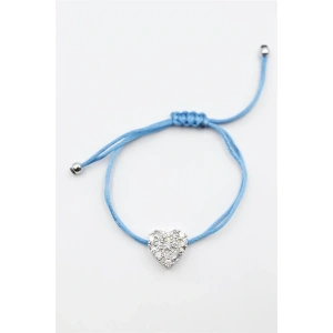 LitaeTrend Kalp İp Bileklik - Turkuaz