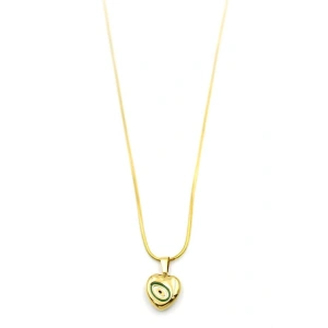 LitaeTrend Kalp Kolye - 60 cm - Altın