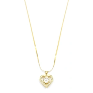 LitaeTrend Kalp Kolye - Altın