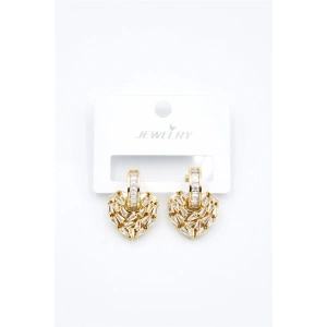 LitaeTrend Kalp Küpe - Altın