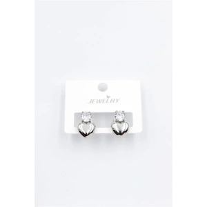 LitaeTrend Kalp Küpe - Gümüş