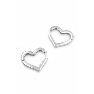 LitaeTrend Kalp Küpe - Gümüş