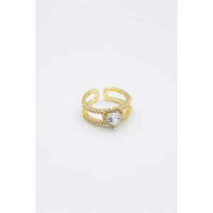 LitaeTrend Kalp Yüzük - Altın