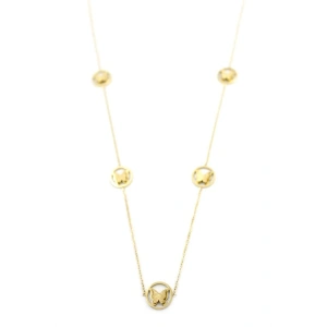 LitaeTrend Kelebek Kolye - 90 cm - Altın