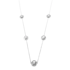 LitaeTrend Kelebek Kolye - 90 cm - Gümüş