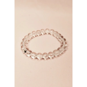 LitaeTrend Kuvars Doğal Taş Bileklik Kutulu