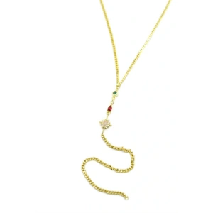 LitaeTrend Kuzey Yıldız Y Kolye - Altın