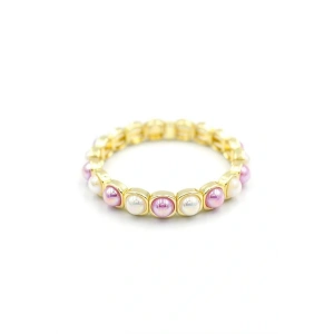 LitaeTrend Lastikli Taşlı Bileklik - ÇOK RENKLİ