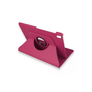 LitaeTrend Lenovo M10 FHD Plus X606F Kılıf 360 Tablet Deri Kılıf - Pembe