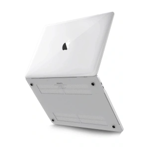LitaeTrend Macbook Pro 13 2021 Macbook Buzlu Kapak - Şeffaf