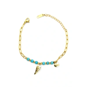 LitaeTrend Melek Kanadı Bileklik - Altın