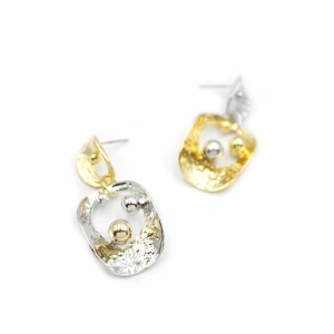 LitaeTrend Metal Küpe - ÇOK RENKLİ