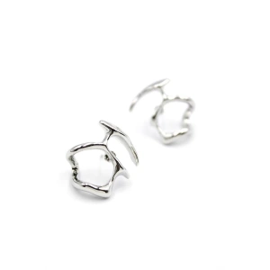 LitaeTrend Metal Küpe - Gümüş