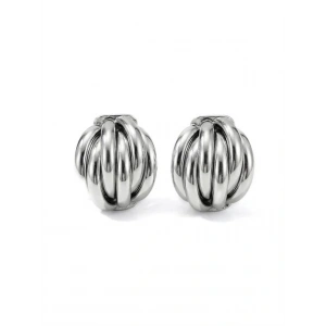 LitaeTrend Metal Otantik Küpe - Gümüş