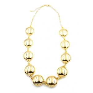 LitaeTrend Metal Şekilli Kolye - Altın