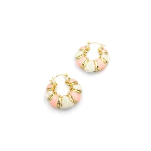 LitaeTrend Mneli Küpe - Pembe