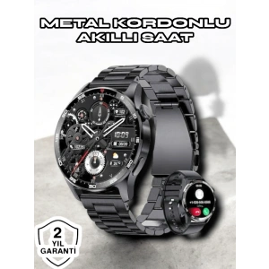 LitaeTrend NFC ve Kablosuz Şarjlı Akıllı Saat EKG, Nabız & Spor Modları ile iOS ve Android Uyumlu