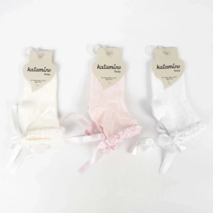 LitaeTrend Oben Aks Kız Bebek Soket Çorap K48019 Asorti