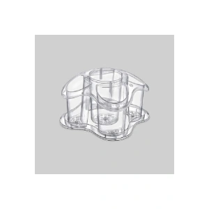 LitaeTrend Papatya Masa Üstü Kaşıklık Şeffaf Royaleks-E227