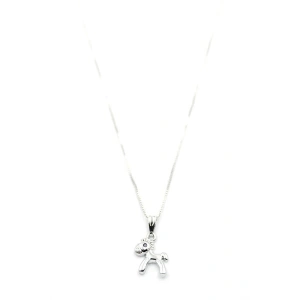 LitaeTrend Peluş At Figürü Kolye - Gümüş