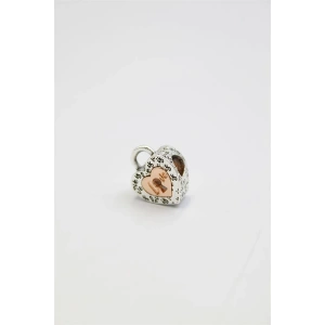 LitaeTrend Pn Bileklik Kalp Charm - Gümüş