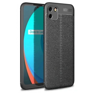 LitaeTrend Realme C11 Kılıf Auto Focus Kapak - Siyah