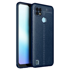 LitaeTrend Realme C21 Kılıf Auto Focus Kapak - Lacivert