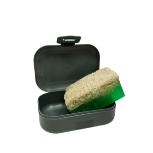 LitaeTrend Sabun Saklama Çantalı Kabak Lifli Aloe Vera Sabunu