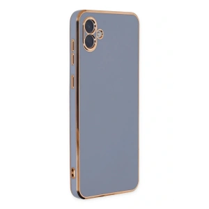 LitaeTrend Samsung Galaxy A04 Kılıf Volet Silikon - Mavi