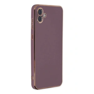 LitaeTrend Samsung Galaxy A04 Kılıf Volet Silikon - Mor