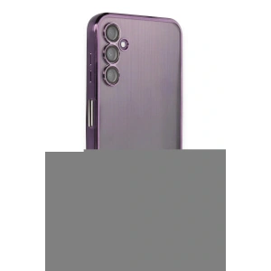 LitaeTrend Samsung Galaxy A14 4G Kılıf Lensli Silikon - Mor