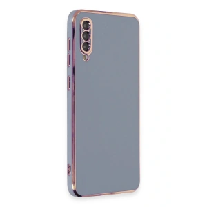 LitaeTrend Samsung Galaxy A50 Kılıf Volet Silikon - Mavi