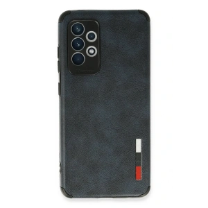 LitaeTrend Samsung Galaxy A72 Kılıf Loop Deri Silikon - Lacivert