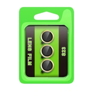 LitaeTrend Samsung Galaxy S23 Raze Metal Kamera Lens - Sarı