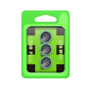 LitaeTrend Samsung Galaxy S25 Plus Raze Metal Kamera Lens - Mavi