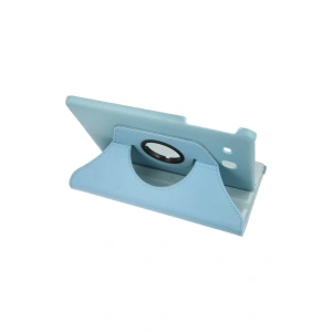 LitaeTrend Samsung Galaxy T560 Tab E 9.7 Kılıf 360 Tablet Deri Kılıf - Turkuaz