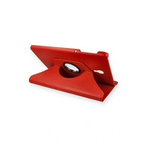 LitaeTrend Samsung Galaxy T590 Tab A 10.5 Kılıf 360 Tablet Deri Kılıf - Kırmızı