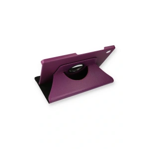 LitaeTrend Samsung Galaxy X200 Tab A8 10.5 Kılıf 360 Tablet Deri Kılıf - Mürdüm