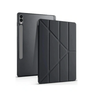 LitaeTrend Samsung Galaxy X610 Tab S9 FE Plus 12.4 Kılıf Kalemlikli Mars Tablet Kılıfı - Siyah