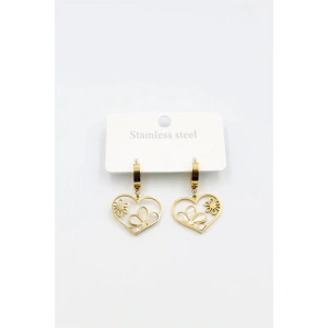 LitaeTrend Sedef Çiçek Küpe - Altın