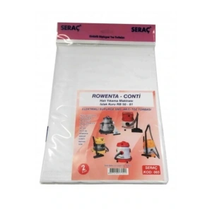 LitaeTrend Seraç Elektrik Süpürgesi Toz Torbası 2 Li Rowenta Conti