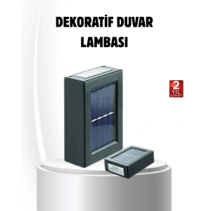 LitaeTrend Solar Güçlü 6 LED Dış Mekan Lambası – Otomatik Aç/Kapa Işık Sensörlü Aydınlatma