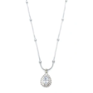 LitaeTrend Taşlı Kolye - Gümüş