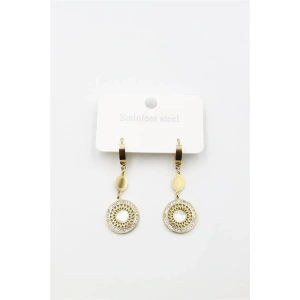 LitaeTrend Taşlı Küpe - Altın