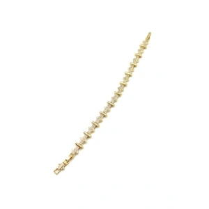 LitaeTrend Taşlı VİP Bileklik - Altın