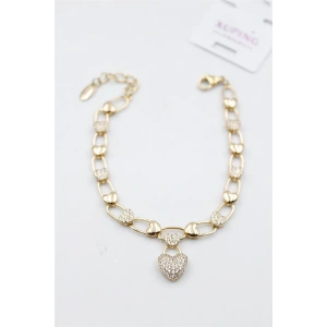 LitaeTrend Taşlı Vip Bileklik - Rose